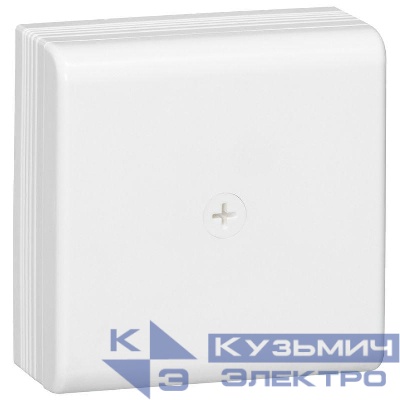 Коробка распределительная 110х110х50мм для мини-плинтусов DLPlus бел. Leg 030326