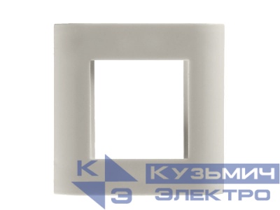 T1.0 - Рамка для внутренней розетки 80х80мм (французский тип)  без вставки, пластиковые скобки