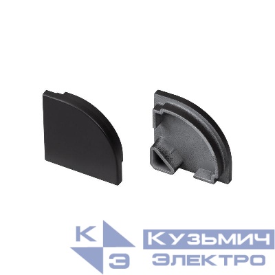 Заглушка SL-KANT-H20 BLACK глухая пластик (комплект) Arlight 049404