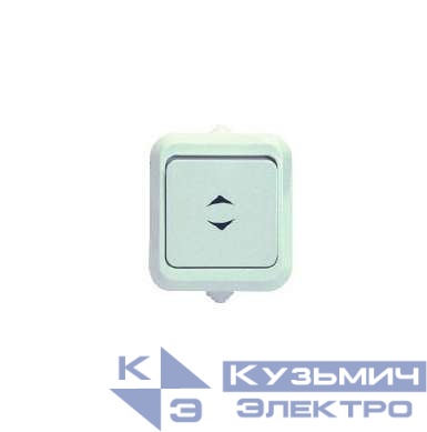 Переключатель проходной 1-кл. ОП 10А IP44 п/герм. бел. Makel 18303