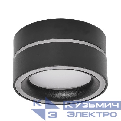 Светильник HL455 12Вт GX53 230В потолочн. черн. FERON 48753