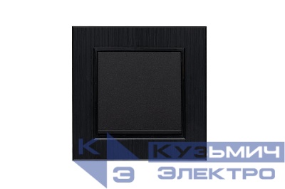 Выключатель 1-клав. Karea LINE STAR чер. Makel 86054001