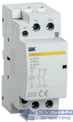 Контактор модульный КМ63-11М AC IEK MKK11-63-11