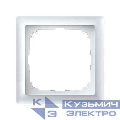 Рамка 1-м ArtGallery Pure матов. органич. стекло бел. SE GAL330101