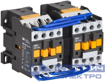 Контактор КМИ-11830 реверс 18А 400В/АС3 2НО KARAT IEK KKM13-018-400-20-1