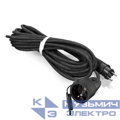 Удлинитель-шнур 1х50м с заземл. 16А IP44 УШ-16 КГ 3х1.5 с защ. крышкой каучук UNIVersal 964U-7005