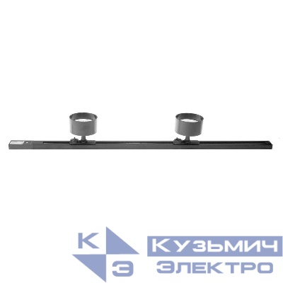 Светильник трековый TSS-002 под лампу GX53х2шт Camelion 15890