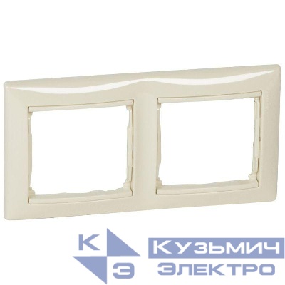 Рамка 2-м Valena горизонт. сл. кость (DIY-упак.) IEK 695632