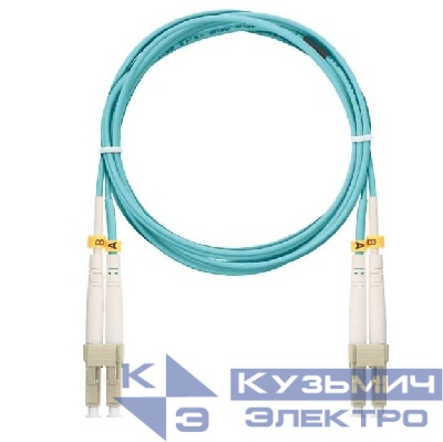 Патч-корд NMF-PC2M3C2-LCU-LCU-005 волоконно-оптический (шнур)соед. 50/125 (ОМ3) LC/UPC-LC/UPC двойн. LSZH нг(В)-HFLTx 5м NIKOMAX NMF-PC2M3C2-LCU-LCU-005
