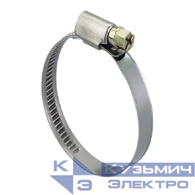 Хомут стальной червячный 90-110мм (уп.10шт) ERA PRO Хомут 90-110