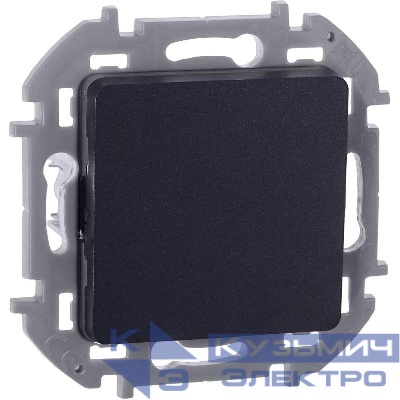 Выключатель 1-кл. Inspiria 10А IP20 250В 10AX механизм антрацит IEK 673603