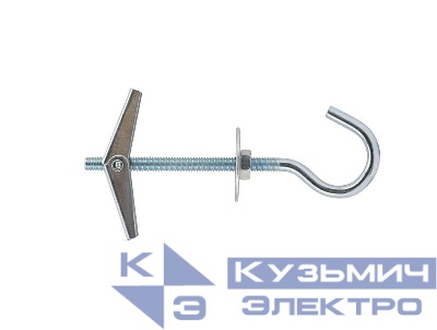 Анкер складной пружинный с крюком М6 (пакет) Tech-Krep/Zitar 103900