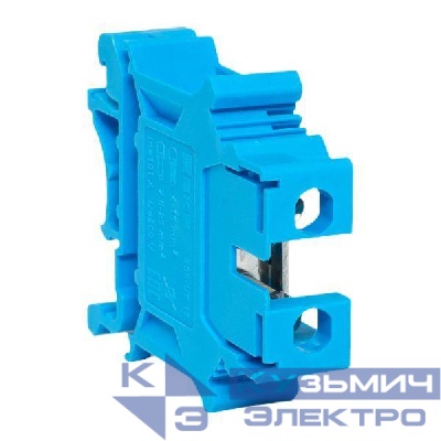 Колодка клеммная винтовая 16 UT син. EKF scr-ut-16-b