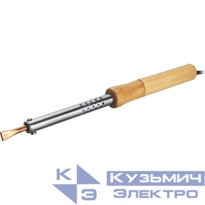 Паяльник 90 222 OSE-Pes06-60W-CP дерево; клин прямой ОНЛАЙТ 90222