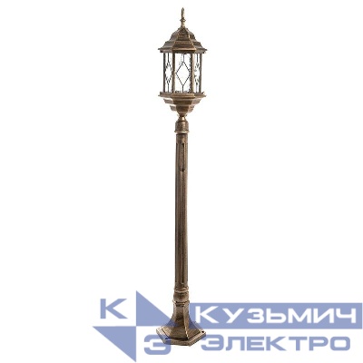 Светильник PL126 60Вт E27 230В садово-парковый черн. зол. FERON 11348