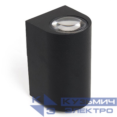 Светильник светодиодный DH053 2х5Вт 3000К 800лм уличный черн. FERON 48477