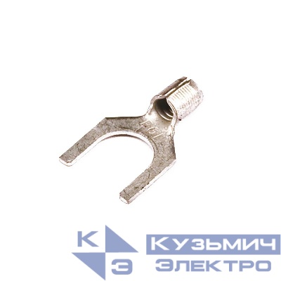 Наконечник вилочный без изоляции 0.25-1.5кв.мм отв. d3.6мм B=6.4мм (уп.100шт) DKC 2A135S