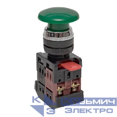 Кнопка "Грибок" AEA-22 NO+NC зел. EKF pbn-aea-g