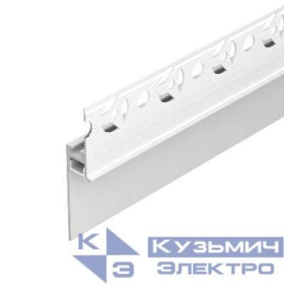 Профиль PLINTUS-FANTOM-H35-2000 WHITE L2000 алюм. Arlight 043666