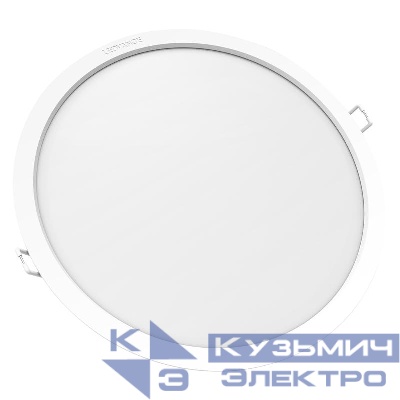 Светильник светодиодный Eco Class Downlight DL 865 WT 24Вт 6500К IP44 2280лм ДВО даунлайт кругл. встраив. ультратонкий LEDVANCE 4058075644335