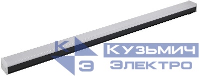 Светильник светодиодный линейный 1010 40Вт 4000К 1200мм магист. черн. IEK LT-LDCK-8-1010-040-40-K02