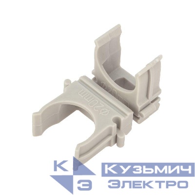 Держатель для труб (клипса) d20мм пластик (уп.100шт) Rexant 28-0120-2