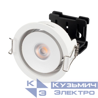 Светильник светодиодный CL-SIMPLE-R78-9W Warm3000 WH 45 deg IP20 металл Arlight 026868