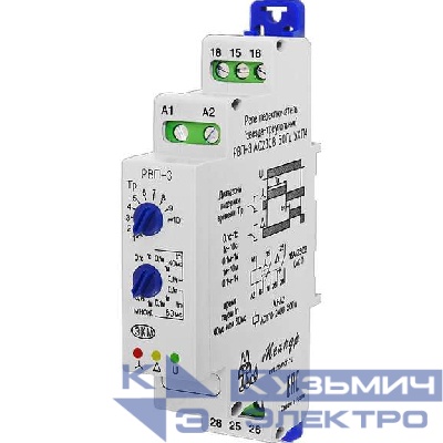 Реле времени пусковое РВП-3 230В AC Меандр A8302-16933631