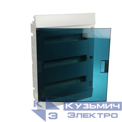 Бокс в нишу Mistral41 54М зеленая дверь (с клемм) ABB 1SLM004101A1209