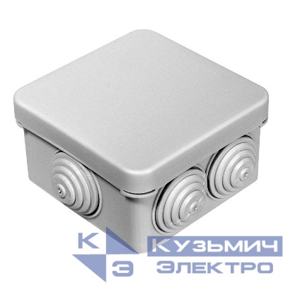 Коробка распределительная ОП безгалогенная (HF) 70х70х40 IP55 Промрукав 40-0200