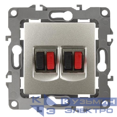 Розетка аудио 2мод. 12-3112-15 перламутр ЭРА Б0027470