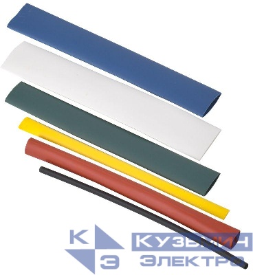 Набор трубок термоусадочных нг-LS 2/1-4/2-6/3-8/4-10/5-12/6 100мм 6 цветов бокс IEK UDR10-002-012-105-B