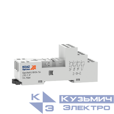 Розетка для реле OptiRel G RR94-54-230-7-P КЭАЗ 281169