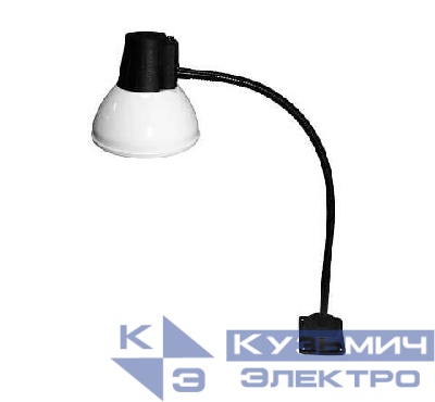 Светильник НКП 03-60-026-03 Алькор-03 60Вт E27 станочный на флексе 545мм бел. Трансвит 306