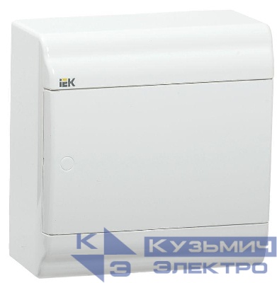 Бокс ЩРН-П-6 мод. навесной пластик IP41 PRIME бел. дверь IEK MKP82-N-06-WD-41-20