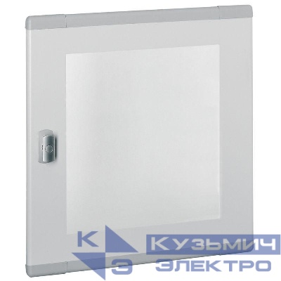 Дверь для шкафов XL3-160 (плоское стекло) Н=450мм Leg 020282