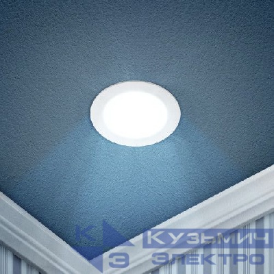 Светильник светодиодный 1-6 6Вт 220В 6500К круглый Эра Б0019831