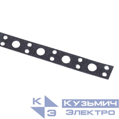 Лента монтажная перфорированная 20х0.7мм прямая полоса оцинк. (уп.25м) Rexant 07-7107-4