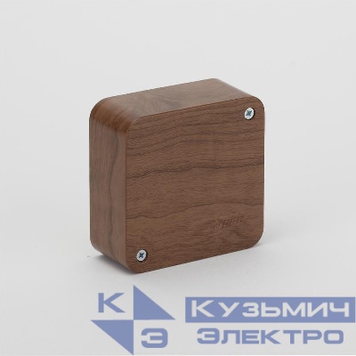 Коробка распределительная ОП 79х79х32мм IP40 дуб (темн. основа) Ruvinil 65004-08М