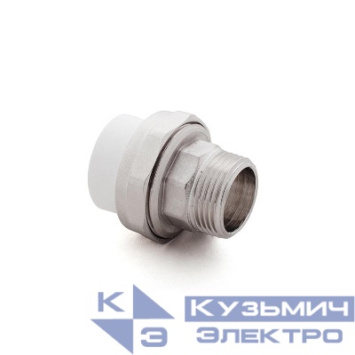 Муфта комбинированная разъемная "Американка" PPR наружн. резьба 32х1 бел. RTP 10646