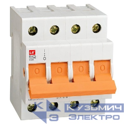 Выключатель-разъединитель 4P 100А BKD LS Electric 061403718B