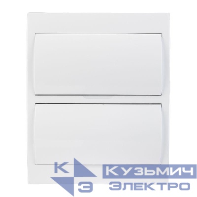 Бокс ЩРН-П-24 IP41 пластик. бел. (бел. дверца) Rexant 11-0325