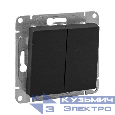 Выключатель перекрестный 2-кл. СП Эпика механизм черн. EKF UP1-SWB-22