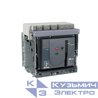 Выключатель автоматический 3п 1000А 50кА EasyPact MVS электрон. расцеп. ET6G выкатн. ручн. привод SchE MVS10N3MW6L