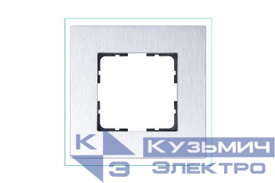 Рамка 1-м G-Metal метал. алюм. Alum Jasmart G1001AS
