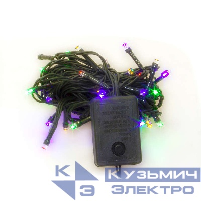 Гирлянда LD100C-GM 100 светодиод. LED 8 реж. 10м разноцв. SHLights 4607144116770