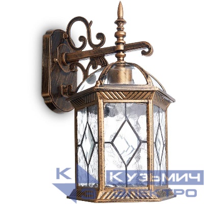 Светильник PL131 60Вт E27 230В садово-парковый черн. зол. FERON 11335