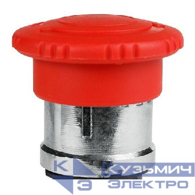 Головка кнопки OptiSignal D22 A4-ESTR 40мм авар. останова возврат поворотом металл ZB4BS844 КЭАЗ 332249