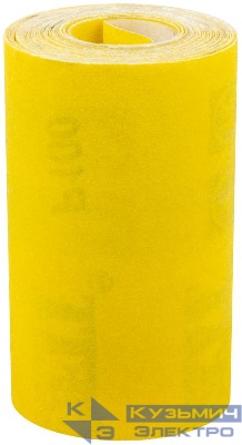 Рулон шлифовальный мини на бумажной основе алюм./оксидный абразивный слой 115ммх5м Р 100 FIT 38065