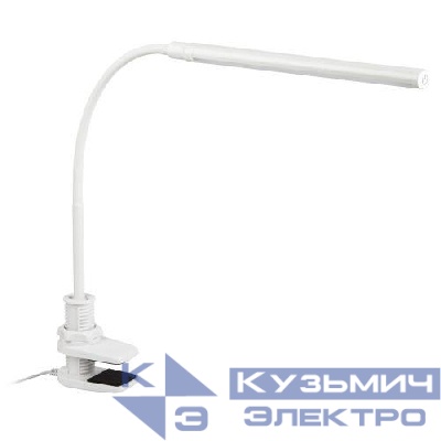 Светильник светодиодный NLED-509-8W-W настольный на струбцине бел. ЭРА Б0059841